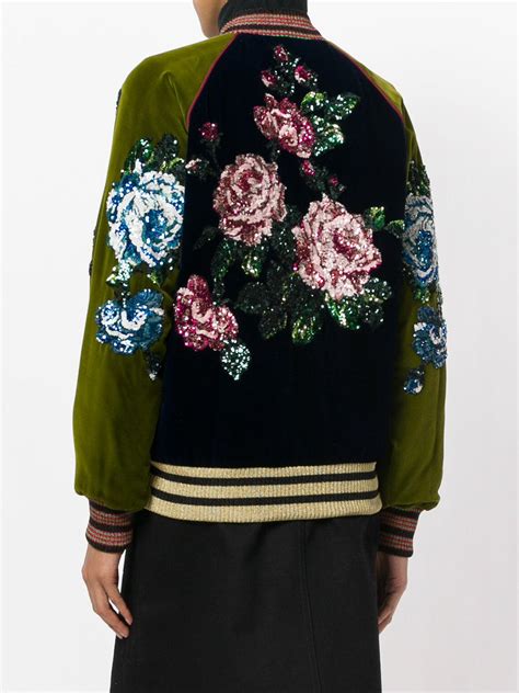 gucci sequin bomber jacket price|gucci bomber jacket price.